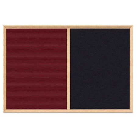 United Visual Products Enclosed Corkboard, 1 Door, 18"x24", 4" Fra UV3421-WHITE-FORBO